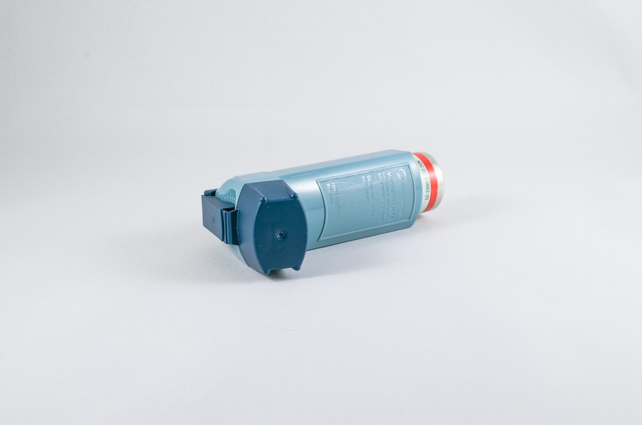 Asthma blue inhaler