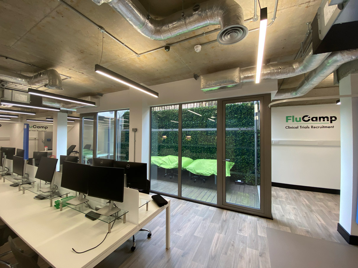 FluCamp Offices in London Facility
